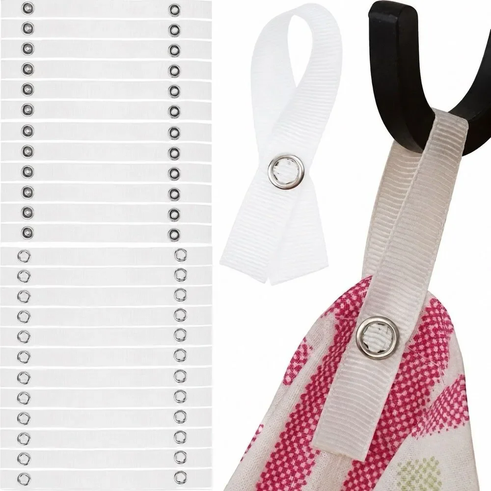 10 Piece No Sew Towel Accessory Snap Towel Hanging Strap Attach Hang Loop Quick